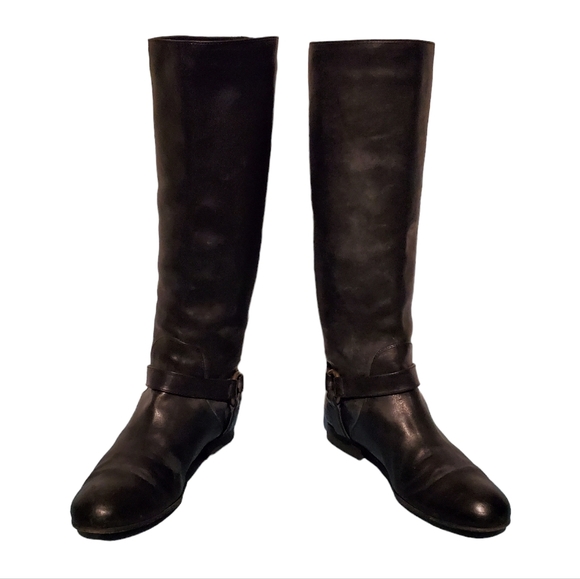 Peter Nappi Knee-High Riding Equestrian Harness Boots Women's Size 6.5, Italy - Picture 6 of 9